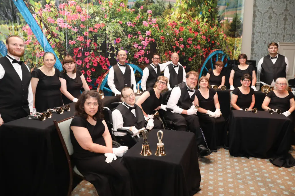 The Brookwood Handbell Choir Ensemble (Photo by Priscilla Dickson)