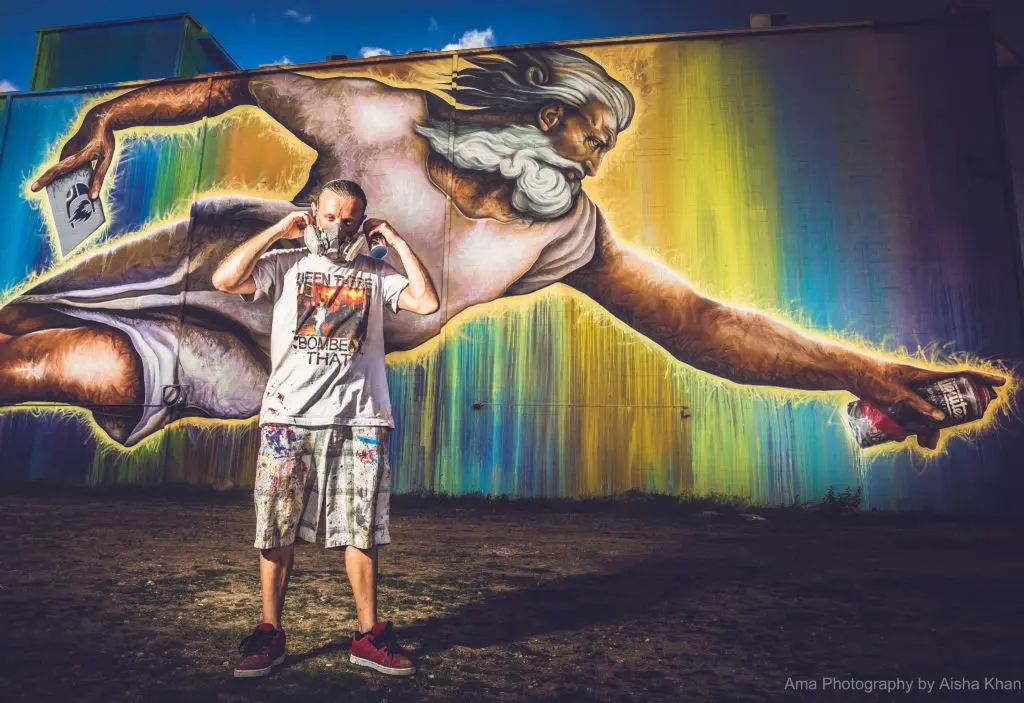 Mr. D's epic "Préservons la Création," 2014, at 2819 Fannin St., celebrates its fifth year with a street-art fête Friday, May 31.  