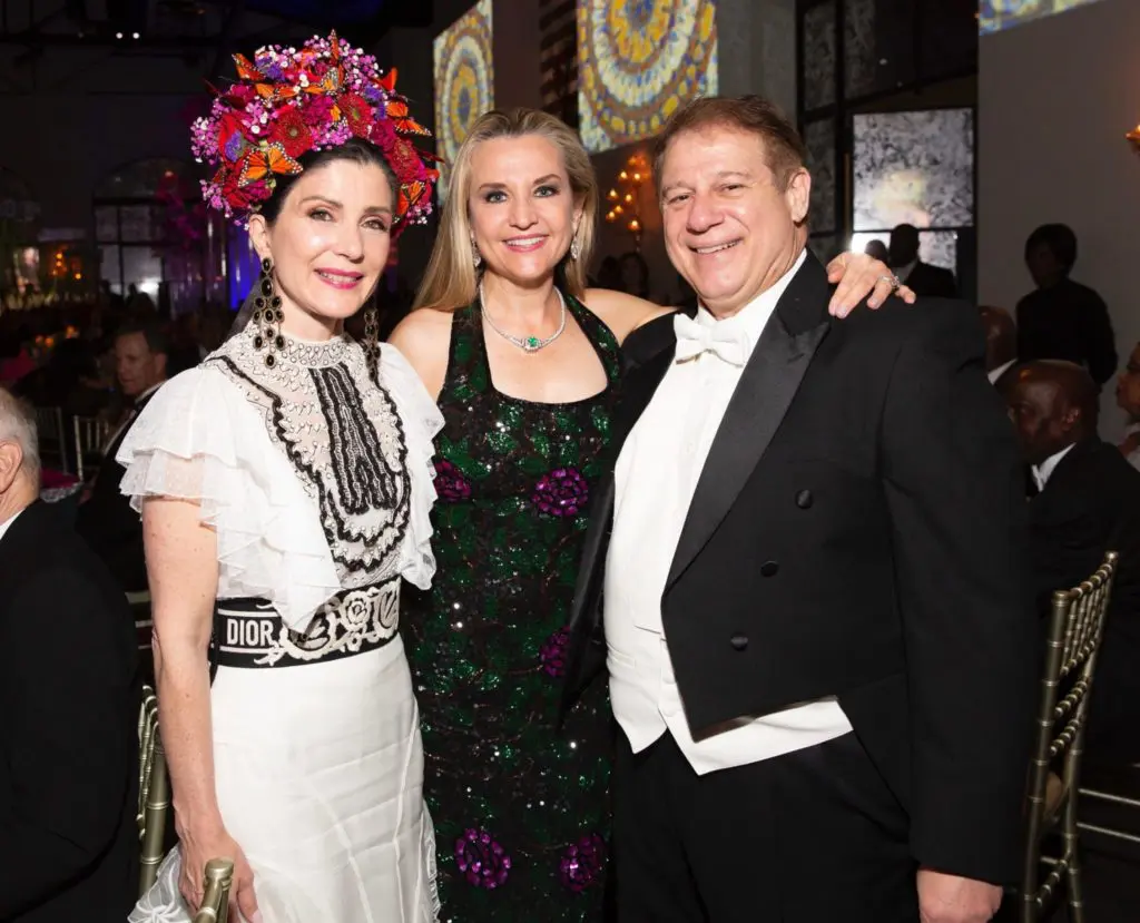 Cynthina Petrello, Mary and Dr. Mark D'Andrea the Houston Grand Opera Ball. (Photo by Jenny Antill)