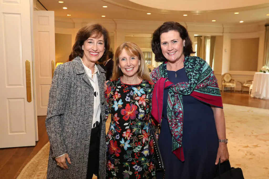 Dionne Breen, Sheri Henriksen and Leslie Bowlin at the  PARTNERS luncheon benefiting the Cizik School of Nursing at UTHealth. (Photo by Priscilla Dickson)