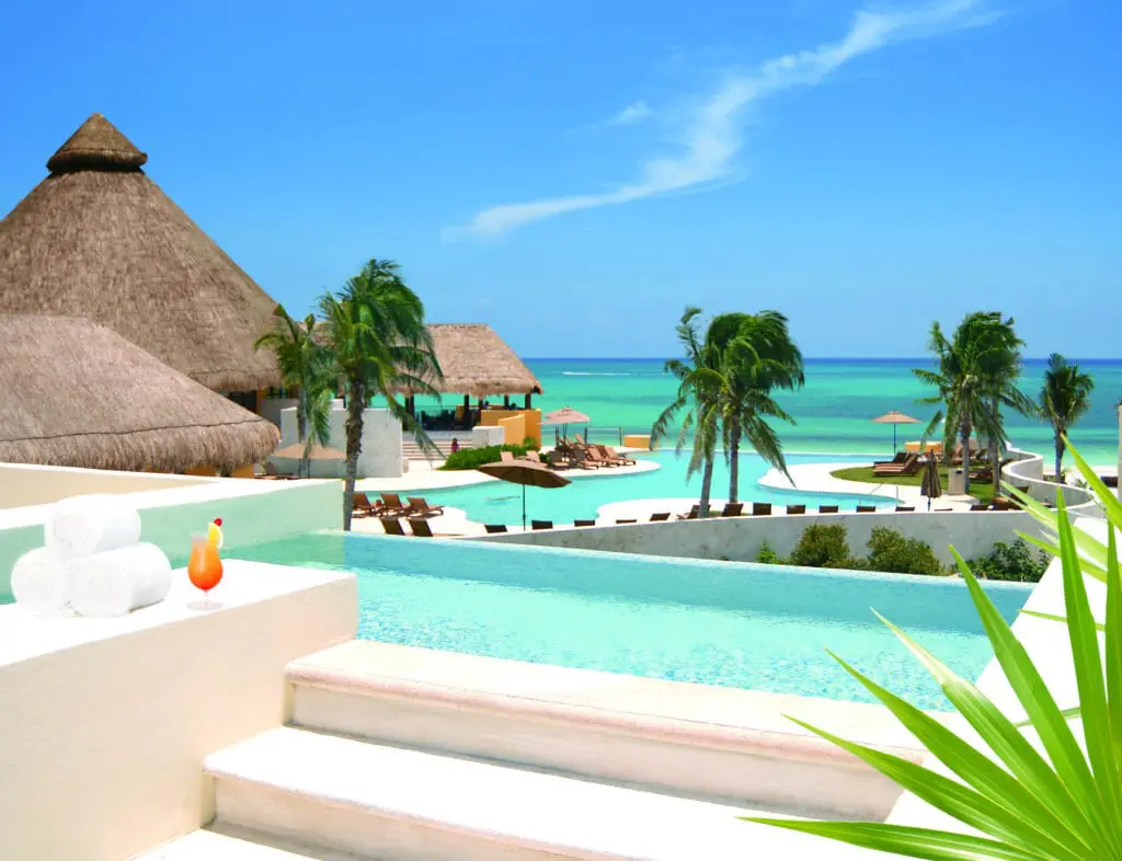If the saltwater wont suffice, several pools on the property will provide a refreshment. (Photo Courtesy of Mayakoba) 