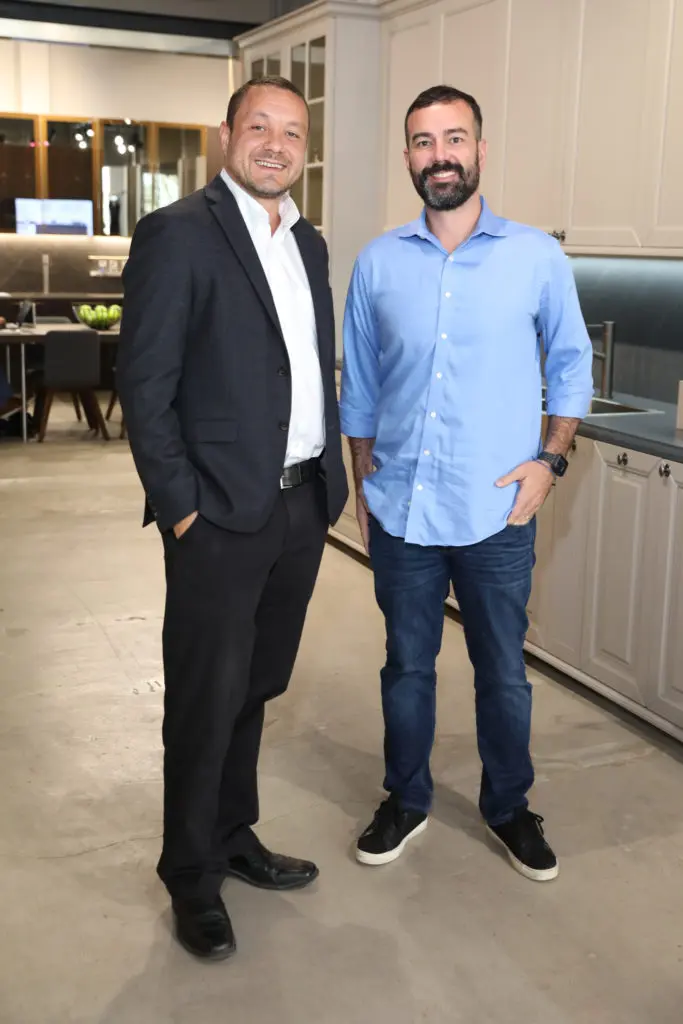 Felipe Taunay, Pedro Costa at Decorative Center Houston's  Spring Market. (Photo by Priscilla Dickson)