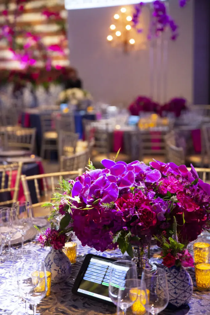 Beautiful florals at the Houston Grand Opera Ball. (Photo by Jenny Antill)