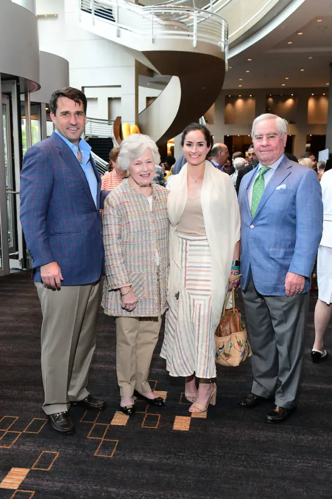 Francis Sharpe, Susan Penland, Wynne Sharpe, Will Penland at the Ronald McDonald House Spirit of Hope luncheon.
 (Photo by Daniel Ortiz)