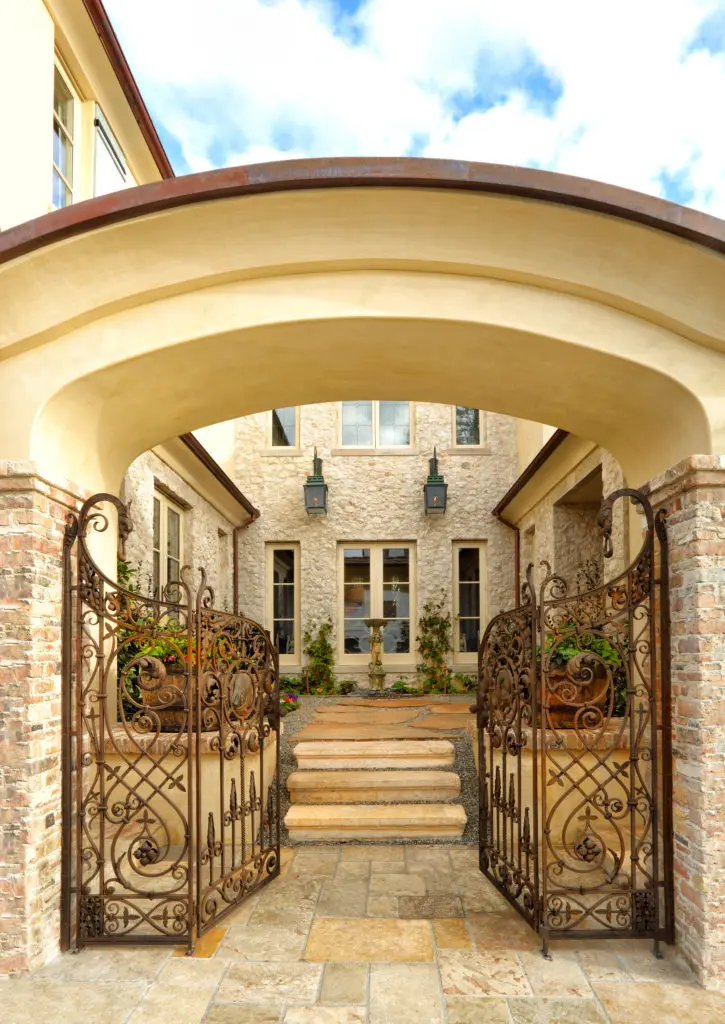 The architecture of the Corona del Mar home designed by Bill Stubbs for a couple from San Antonio reflects their nostalgia for Brittany. (Photo courtesy William W. Stubbs & Associates)