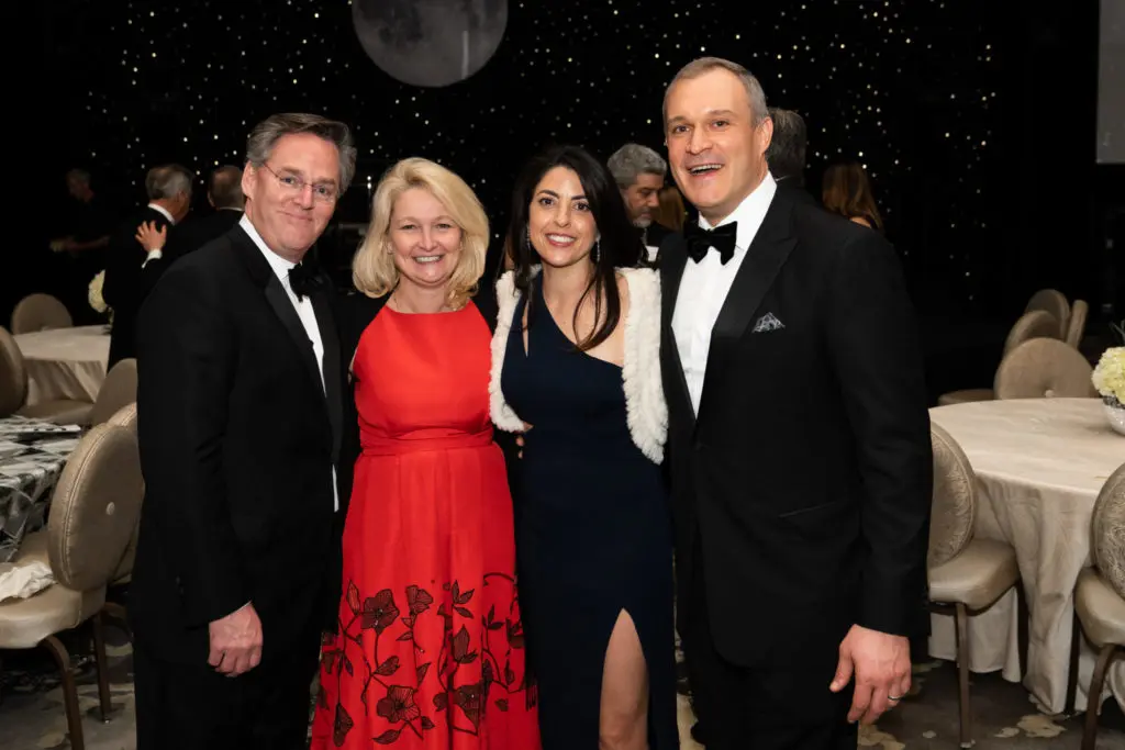 Warren & Lauren Harris, Eyvette  & Tom Hetherington at the University of Houston Law Center gala. (Photo by Jared Jarvis, Jared Jarvis Photography)