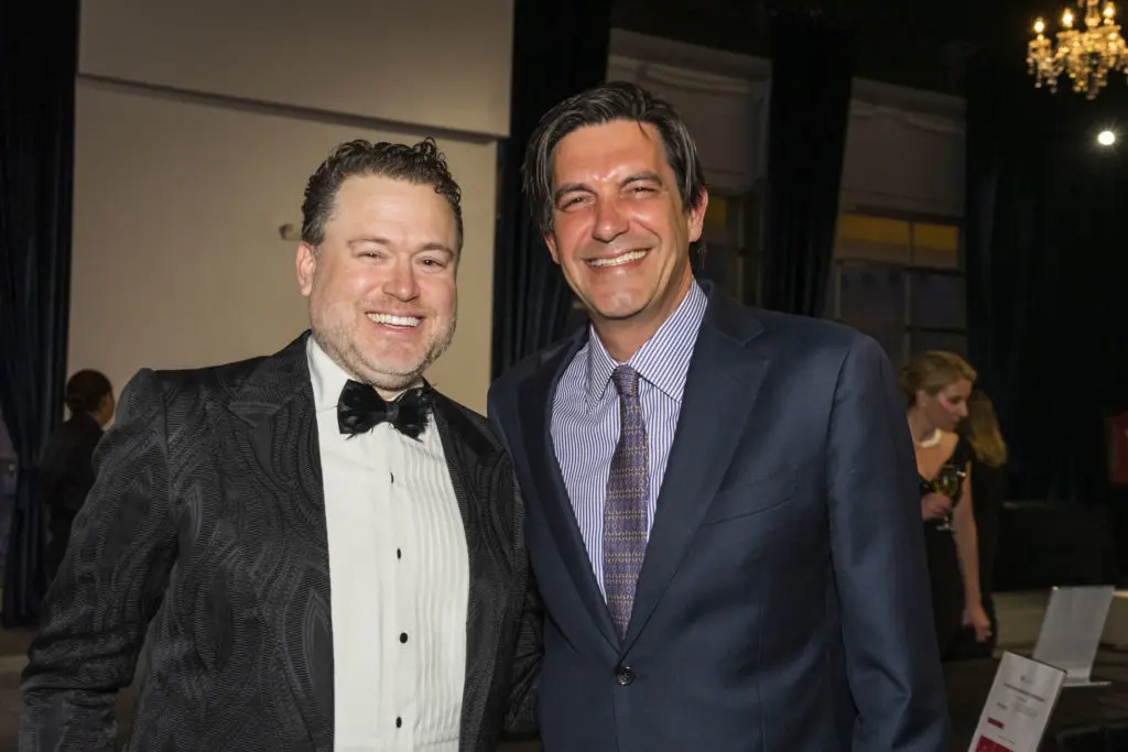 Gregg Harrison, Stuart Rosenberg at the Joe Niekro Foundation Knuckle Ball. (Photo by Nikki Rosenberg)