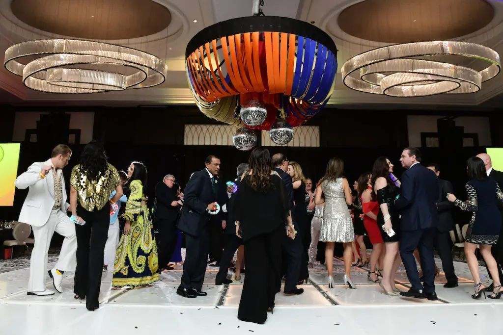 Dancing the night away at the Nora's Home gala at the Post Oak Hotel.