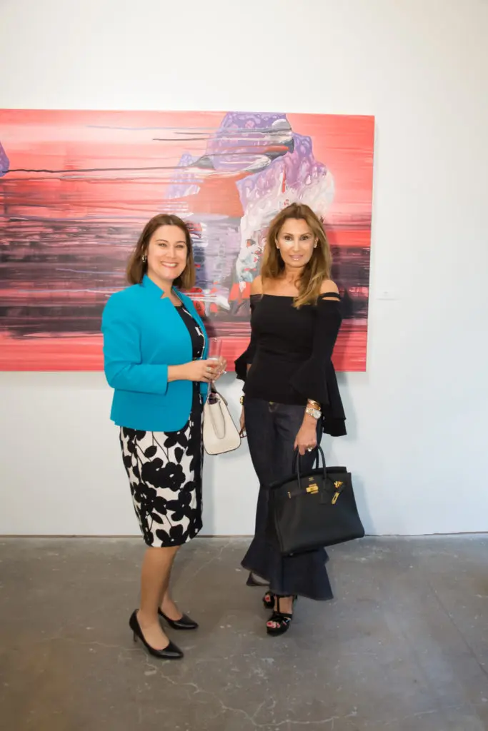 Tanya Castro, Varda Dror-Fields at Heritage Auctions' Spring 2019 Luxury Accessories Preview at Deborah Colton Gallery (Photo by Emile C. Browne)