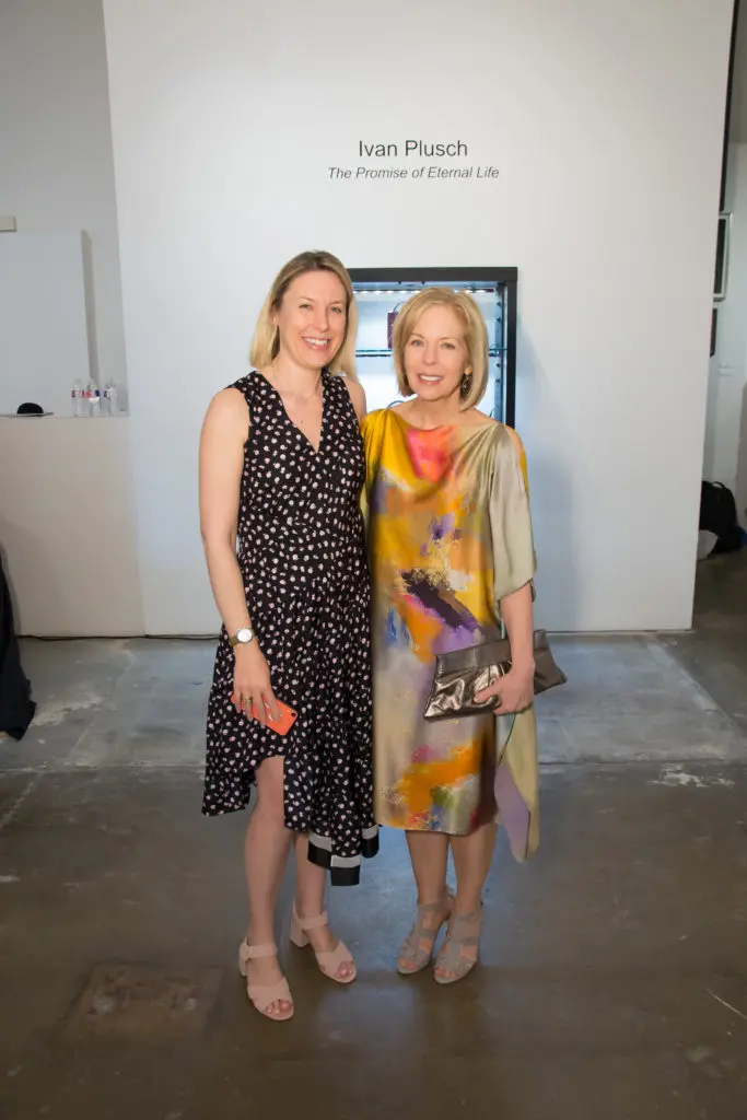 Sarah Sutton, Karen Sumner at Heritage Auctions' Spring 2019 Luxury Accessories Preview at Deborah Colton Gallery (Photo by Emile C. Browne)