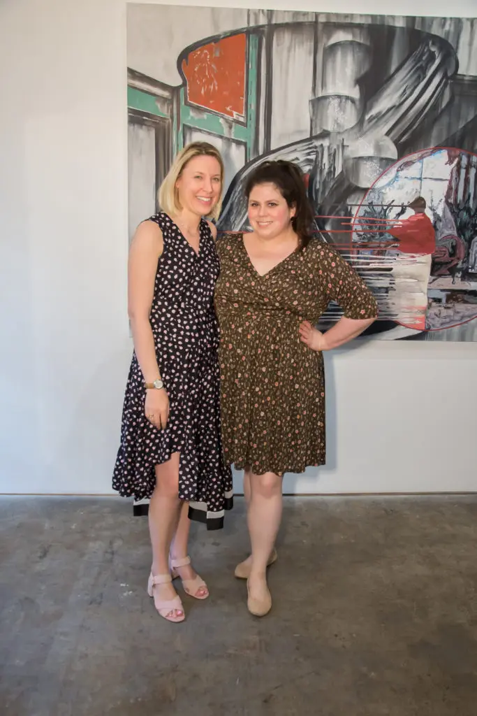 Sarah Sutton, Meghan Thrash at Heritage Auctions' Spring 2019 Luxury Accessories Preview at Deborah Colton Gallery (Photo by Emile C. Browne)