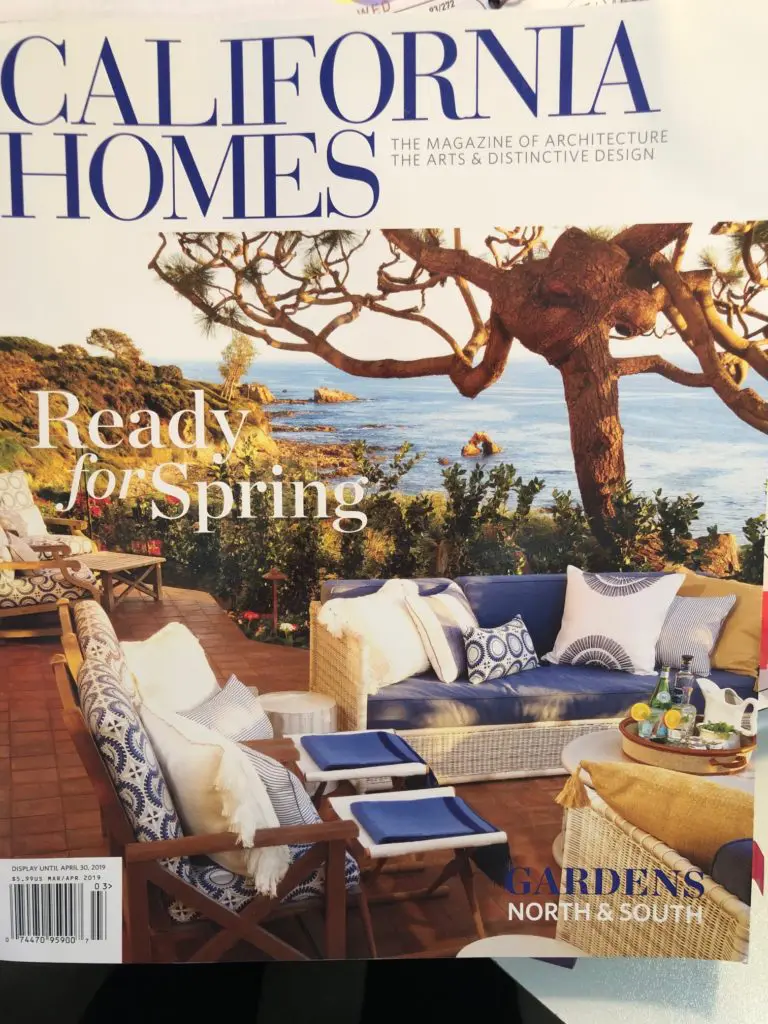 The March/April issue of California Homes features this oceanfront home designed by Houston's Bill Stubbs.