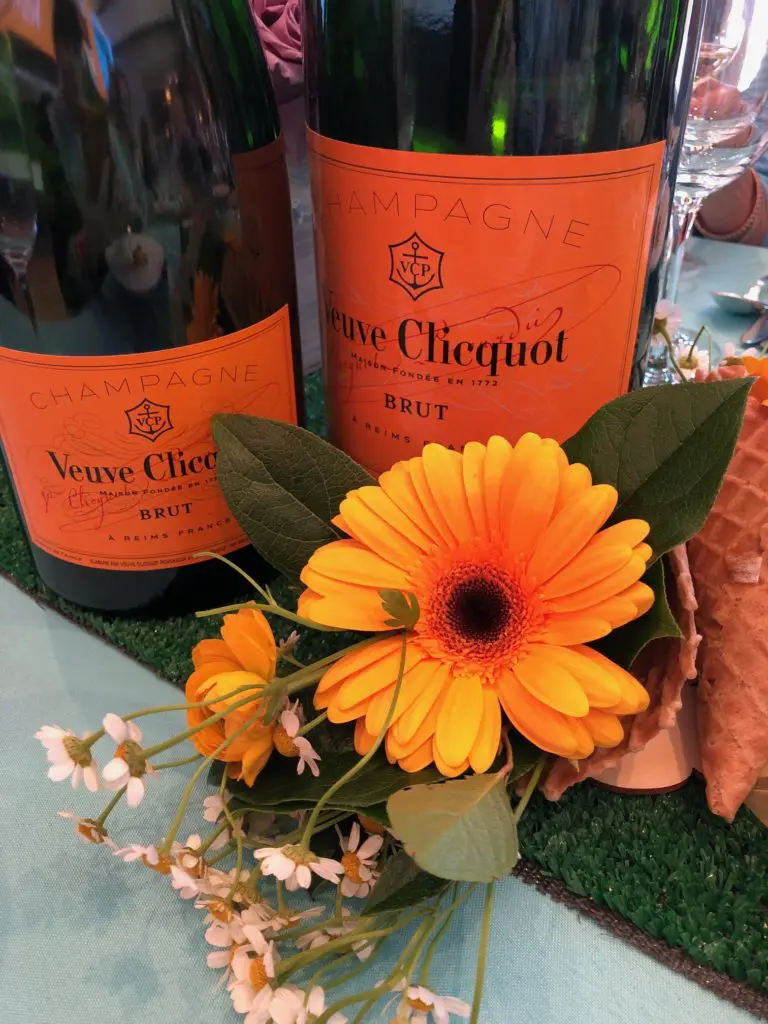 Veuve Clicquot for ladies lunching at Tony's.