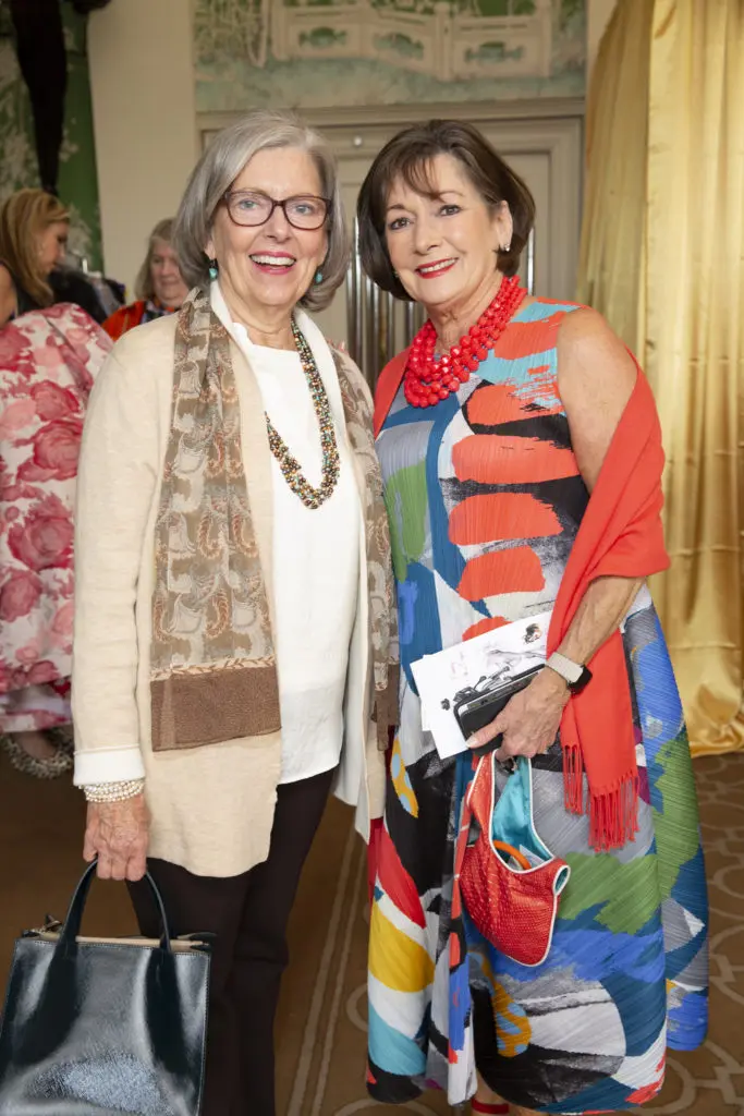 Jan Doherty, Cathy Cleary at the Salvation Army Reflections on Style luncheon at River Oaks Country Club. (Photo by Jenny Antill)