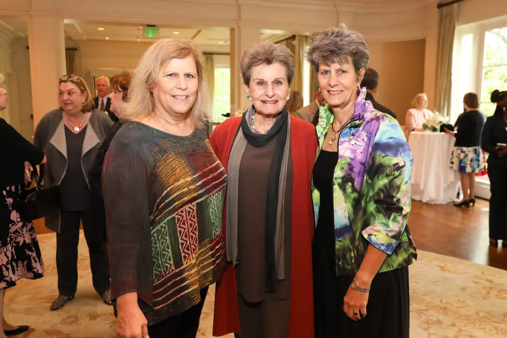 Jan Cizik, Jane Cizik, Paula Cizik at the  PARTNERS luncheon benefiting the Cizik School of Nursing at UTHealth. (Photo by Priscilla Dickson)