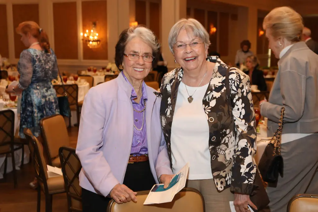 Jane Block, Kathrine McGovern at the  PARTNERS luncheon benefiting the Cizik School of Nursing at UTHealth. (Photo by Priscilla Dickson)