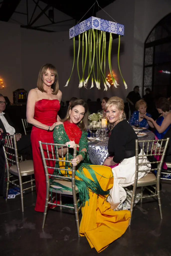 Janet Gurwitch, Becca Cason Thrash, Whitney Crane at the Houston Grand Opera Ball. (Photo by Jenny Antill)