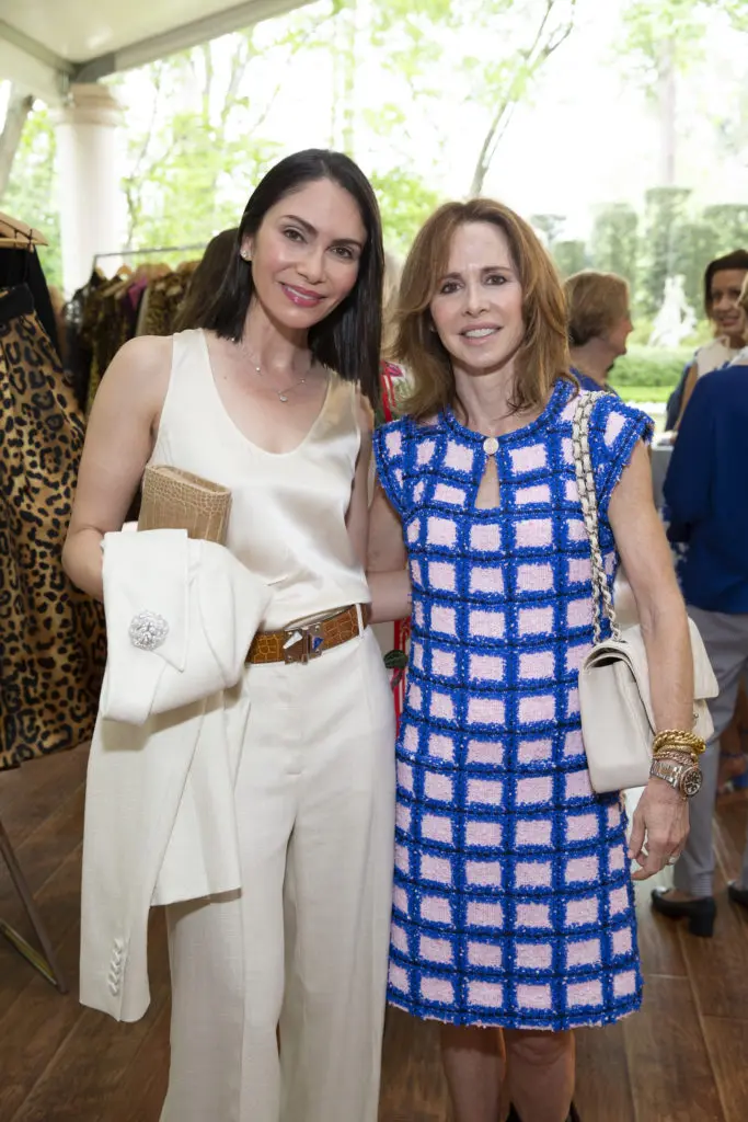 Dr. Jennifer Segal, Martha Katherine Wade at the Bayou Bend Fashion Show & Luncheon  (Photo by Jenny Antill Clifton)