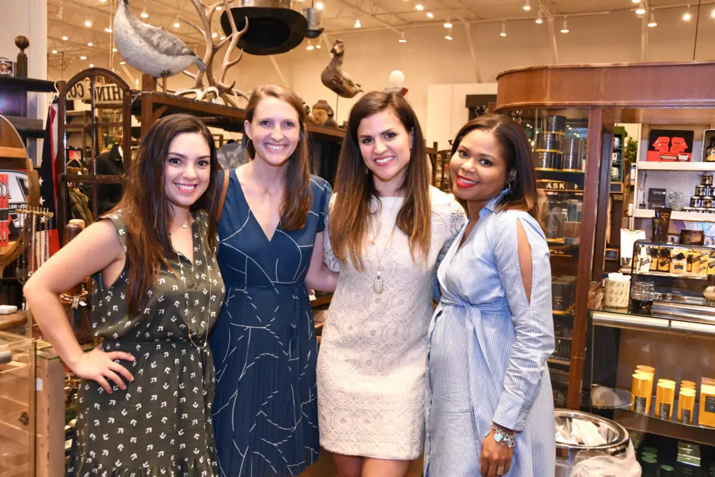 Jessica Ansel, Allison Baker, Angela Robles, Shataria Greene at the American Heart Association Shop with Heart Card launch. (Photo by Alejandro Montoya)