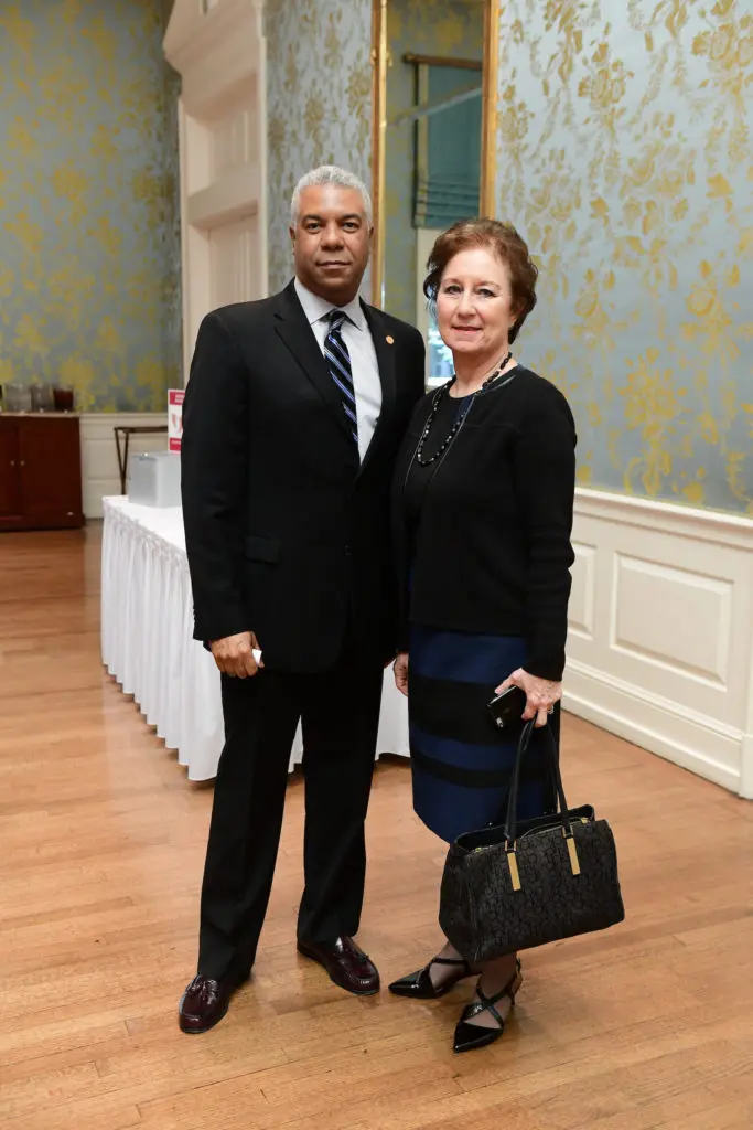 Judson Robinson, Patricia Snyder at the Houston Hospice Butterfly Luncheon. (Photo by Daniel Ortiz)