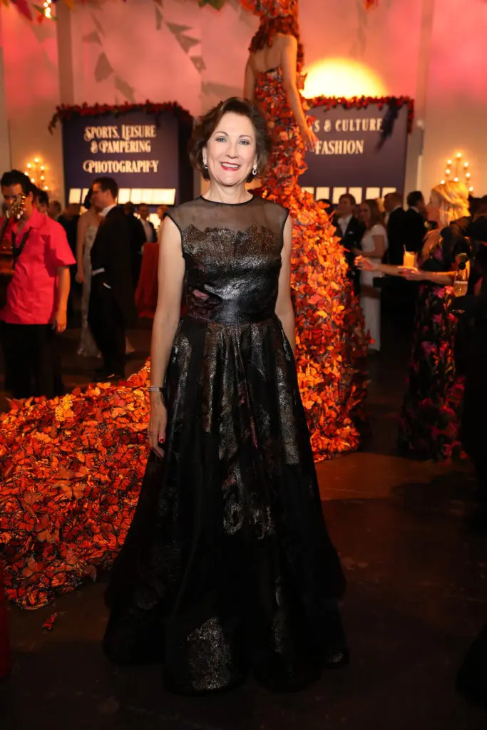 Kelly Somoza wore a black Christian Siriano gown to the Houston Grand Opera Ball. (Photo by Priscilla Dickson)