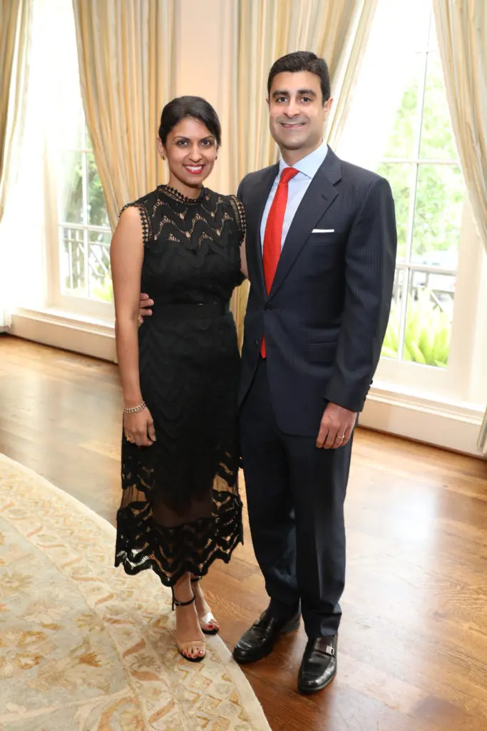 Lillian & Cyrus Irani at the Broach Foundation dinner. (Photo by Priscilla Dickson)