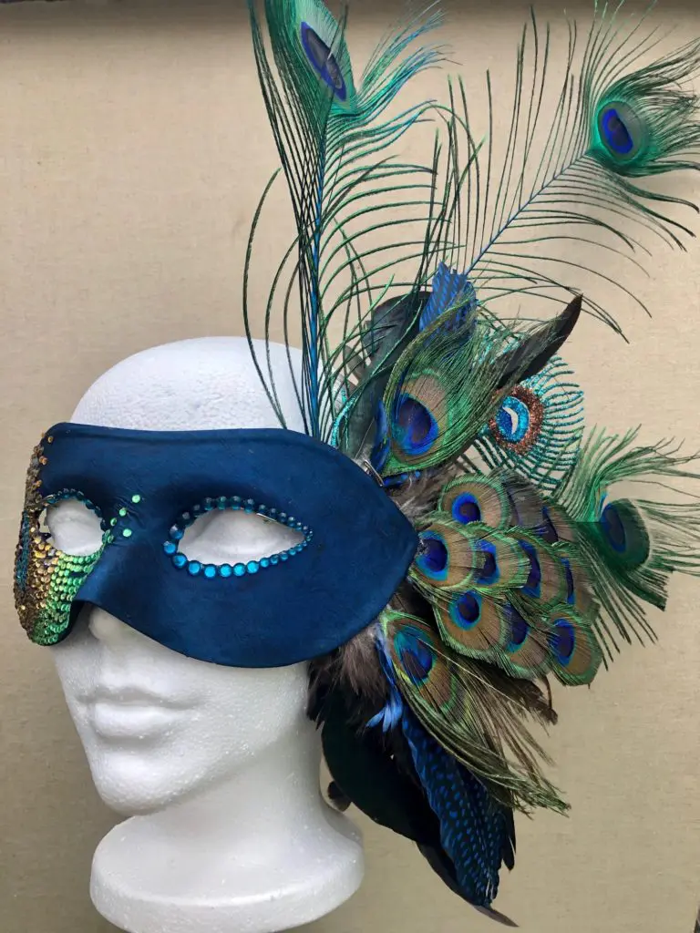 Holland Vavra's masks for the Alley Theatre ball range from the magnificent to the playful.