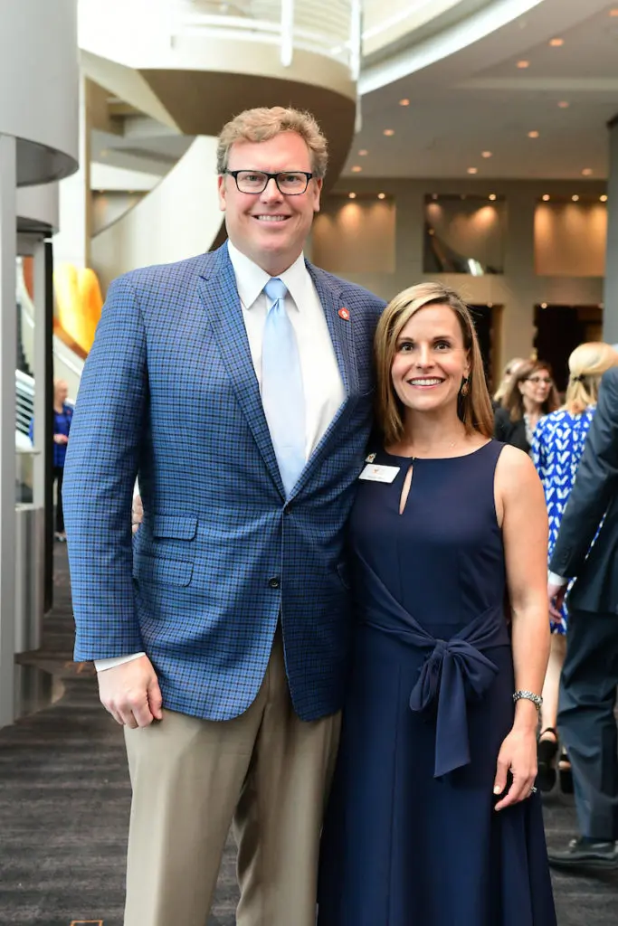Mitchell Derrick, Maggie Stacy at the Ronald McDonald House Spirit of Hope luncheon. (Photo by Daniel Ortiz)