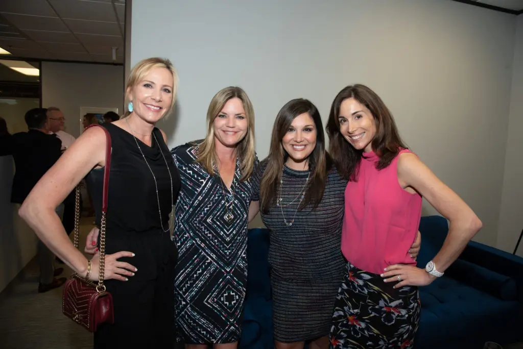 Nicole Simpson, Cathi Hernandez, Lauren Walker, Ashley Mandola at the Beth Wolff Realtors 40th anniversary party. (Photo by Alexander's Fine Portrait Design)