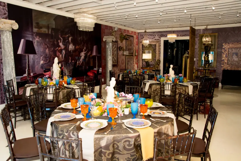 A dining room to behold at Becca Cason Thrash's luncheon at Moxie. (Photo by Emile C. Browne)