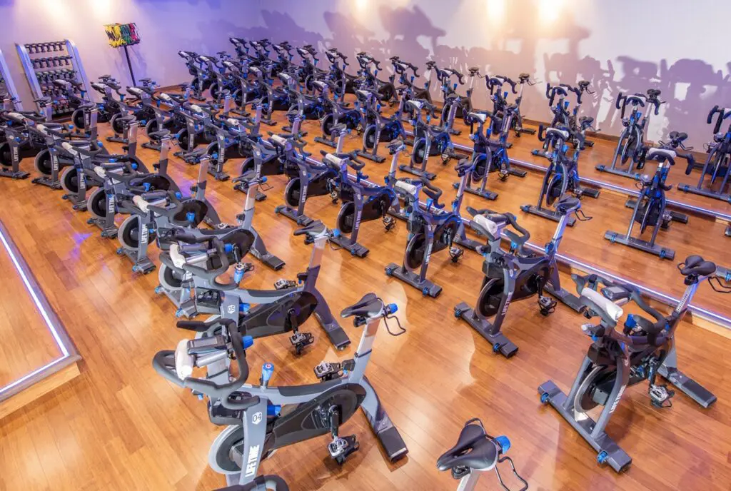 Any time's a good time for a spin class. 