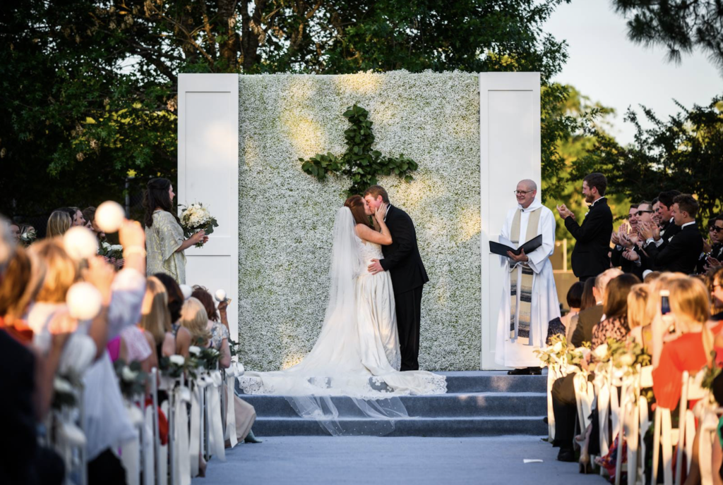 The besotted pair originally met in childhood, but didn't begin dating until after college. (Photo by Chris Bailey )