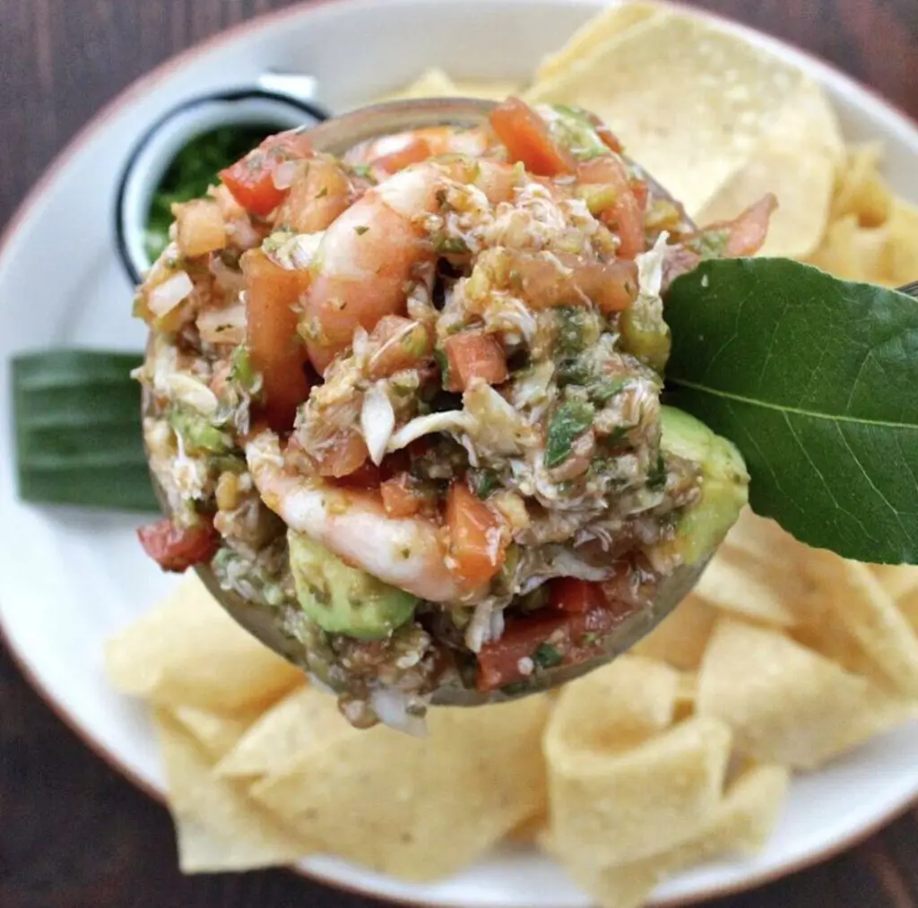 Goode Co. Seafood has mini campechanas for happy hour. 