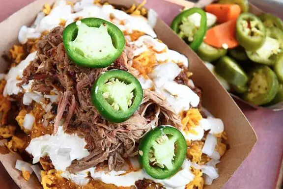 The Pit Room takes frito pie to new heights. 
