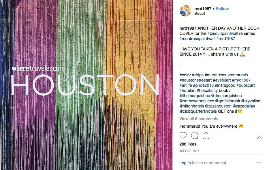 "Biscuit Paint Wall" from 2014 came to embody Houston and is Boileau's artistic calling card.