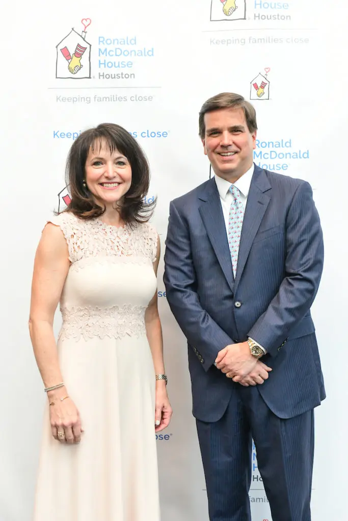 Chairs Dana O'Brien and Dan Connally at the Ronald McDonald House Spirit of Hope luncheon. (Photo by Daniel Ortiz)