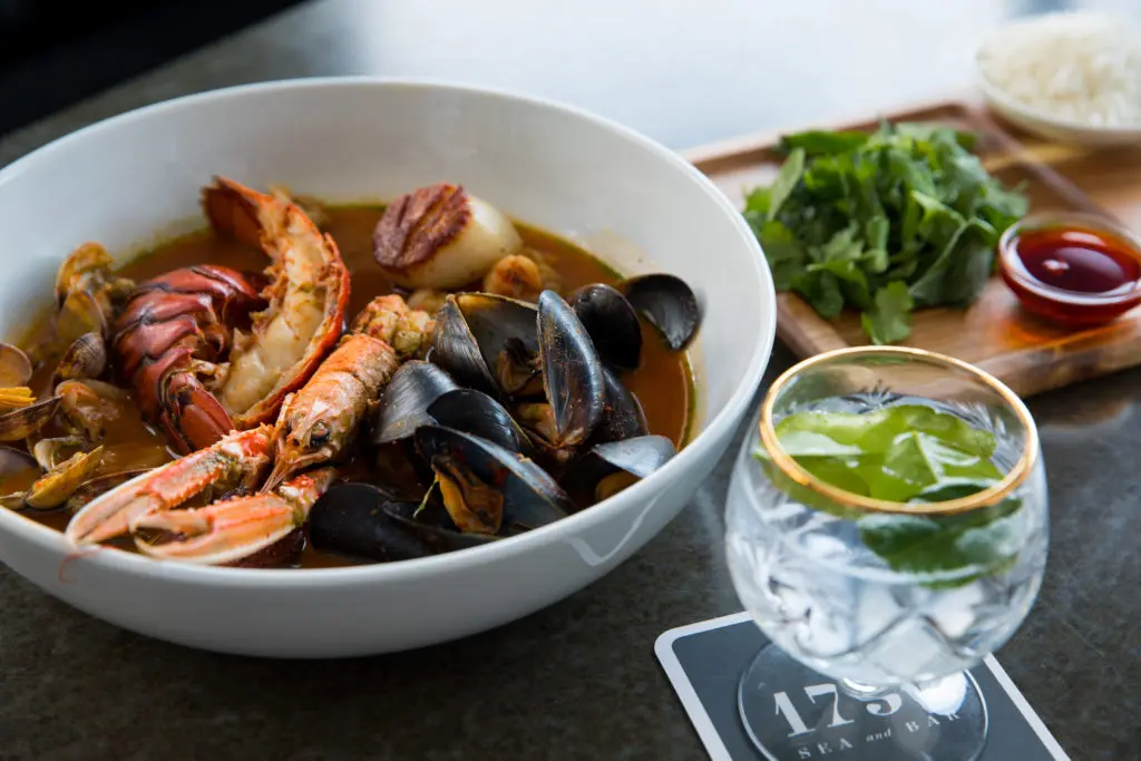 The 1751 Sea and Bar Tom Yum Hot Pot. (Photo by Shannon O'Hara Photography)