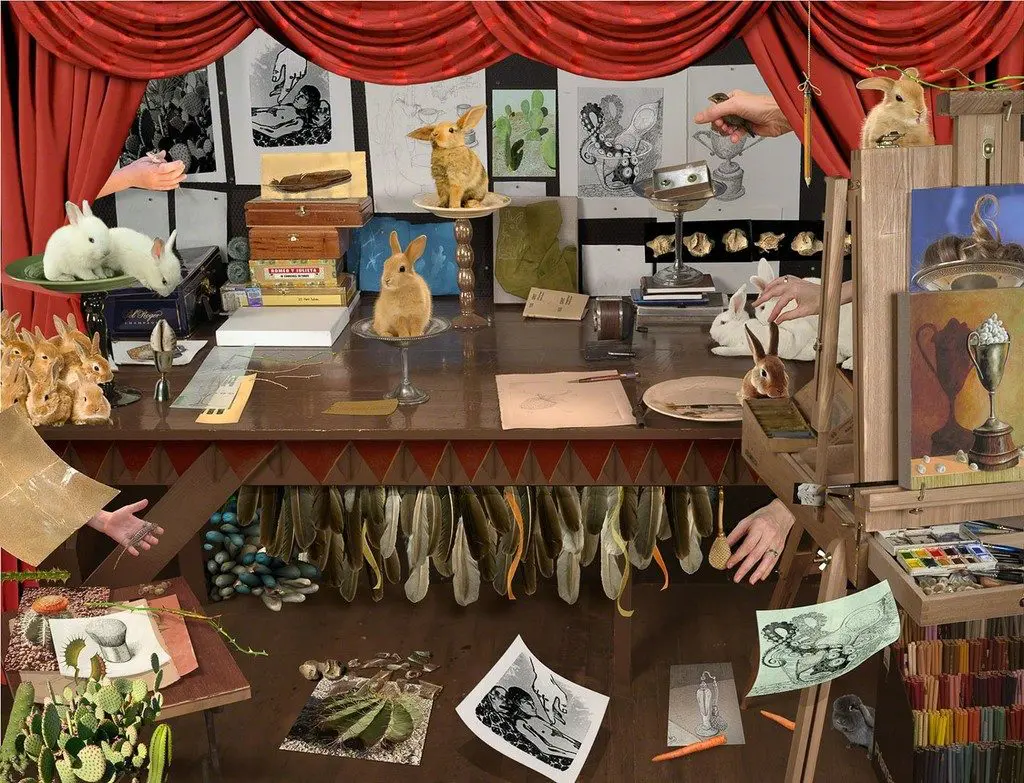 Torrie Groening’s “Museum of the Senses for an Artist (Touch),” 2007 at Foto Relevance. The Canadian artist is one of the most exciting talents to watch in contemporary photography for her amalgamation of camera arts and drawing. (Courtesy of the artist and Foto Relevance, Houston)  