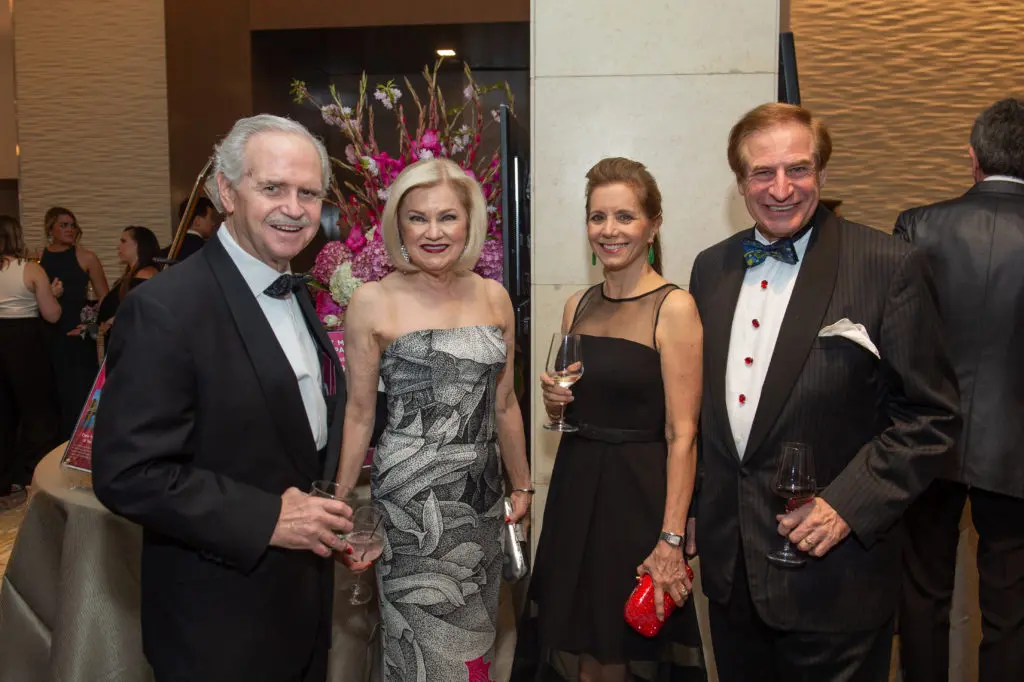 Jim & Jo Furr, Mary Alice & Michael Parmett at the Virtuosi of Houston gala. (Photo by Fulton Davenport/PWL Studio)