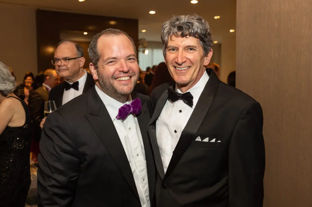 Dr. Garrett Peel, Harry Hadland at the Virtuosi of Houston gala. (Photo by Fulton Davenport/PWL Studio)