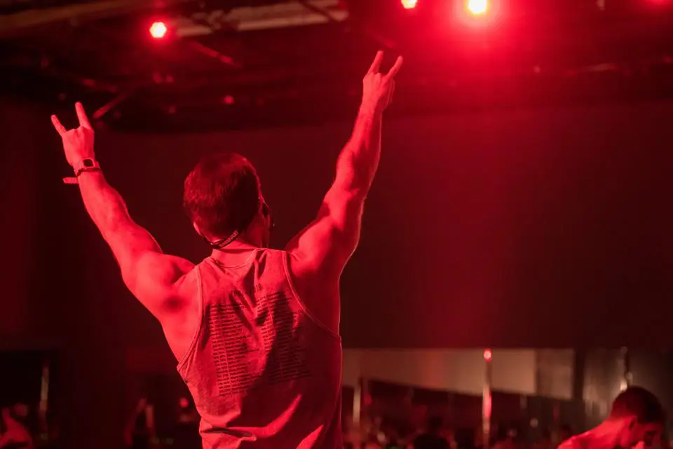 Barry's Bootcamp emulates a night club. 