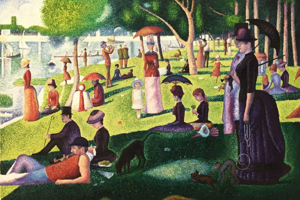 Georges Seurat is a master of pointillism. 