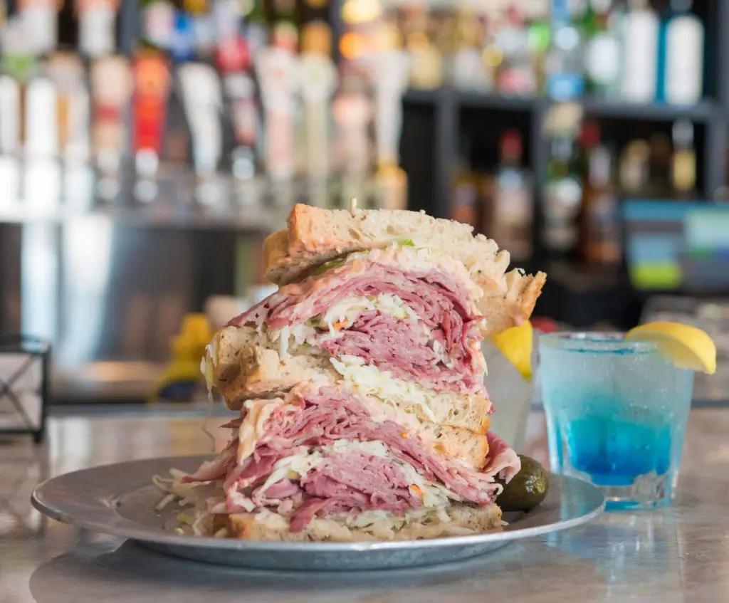 Katz's Deli is open 24/7. 