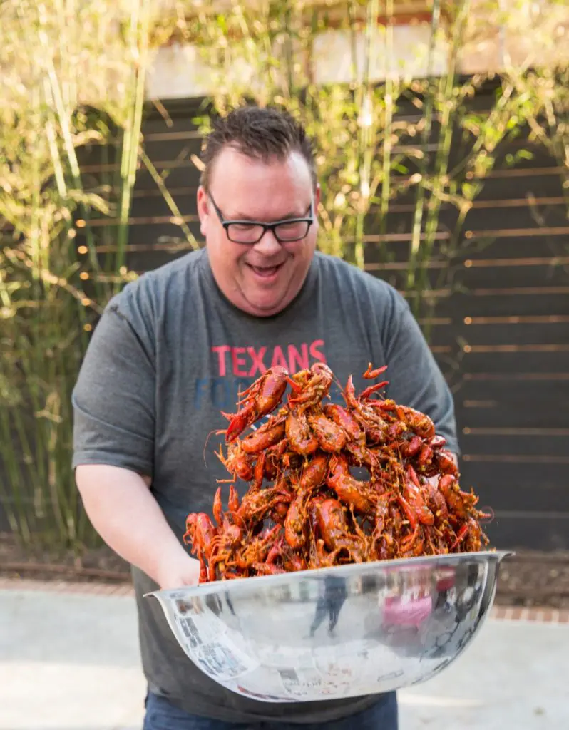 Houston chef Chris Shepherd calls this photo "pure, straight-up happiness."