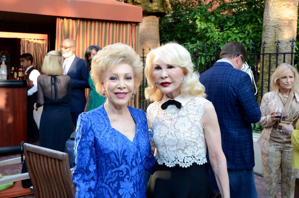 Margaret Alkek Williams, Diane Lokey Farb at the kick off, held at Hotel Granduca, for the American Cancer Society's Corks & Forks fundraiser. (Photo by Roswitha Vogler)