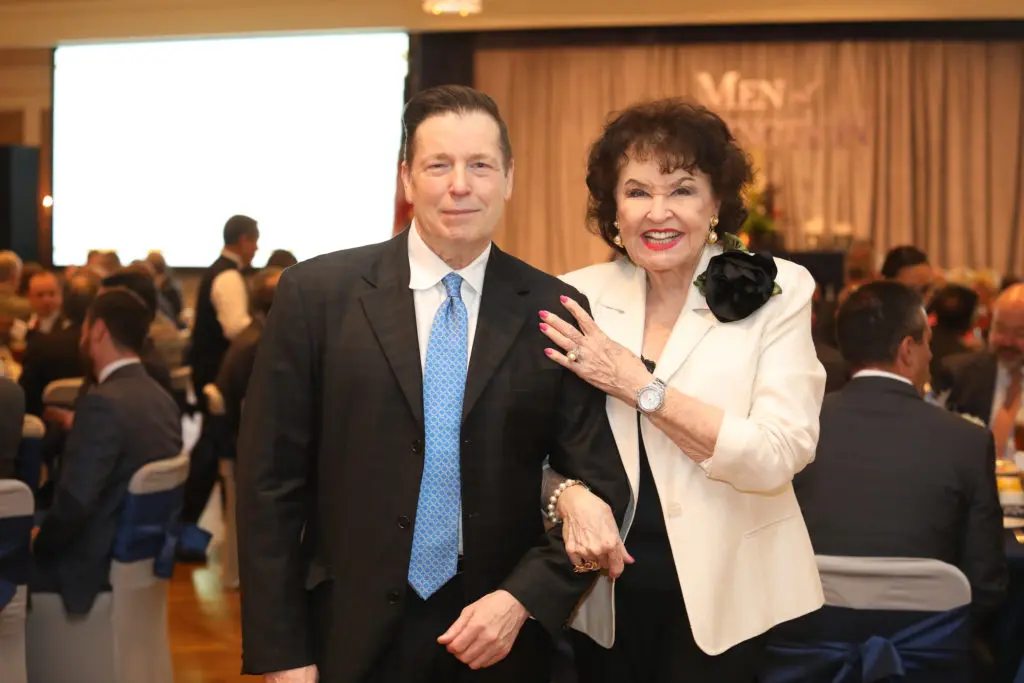 Scott Evans, Warner Roberts at the Men of Distinction luncheon. (Photo by Priscilla Dickson)