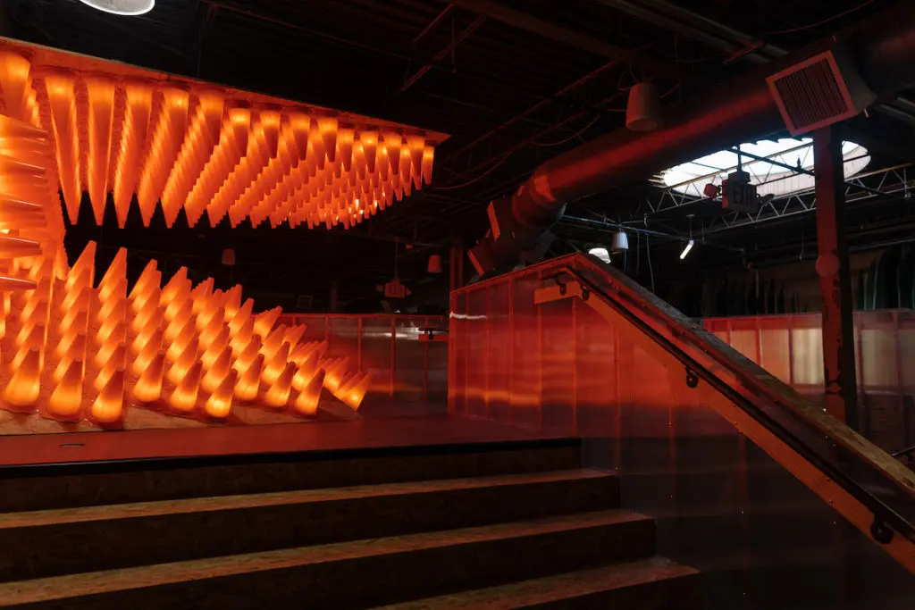 New indoor mini-golf bar, Another Round, is now open in West Dallas. (Photo by Christina Childress)