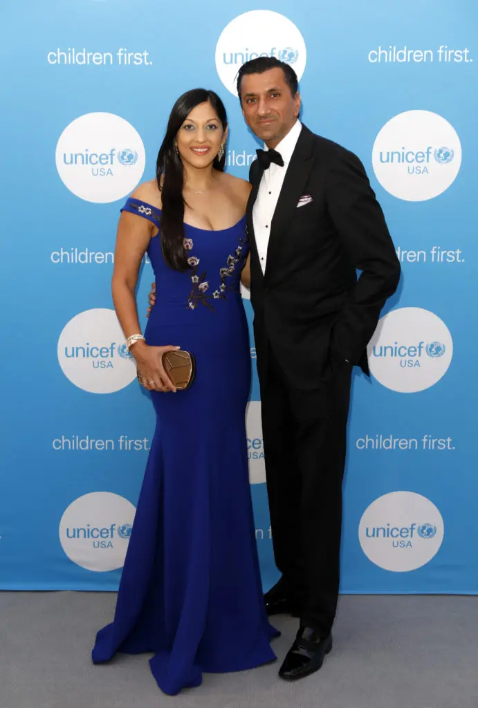 Dr. Sippi & Ajay Khurana  at the 6th Annual UNICEF Gala at The Post Oak Hotel.  (Photo by Bob Levey/Getty Images for UNICEF)