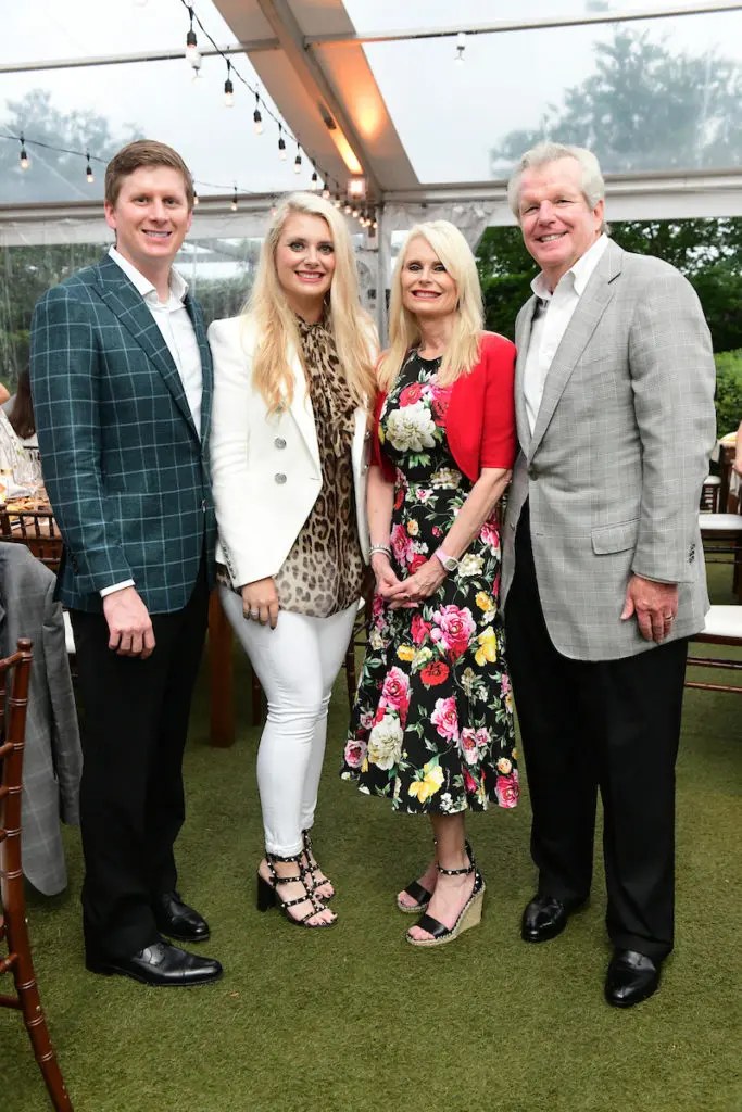 Bill Gutknecht & Christine Falgout, Jo Lynn & Gregg Falgout at the Children's Memorial Hermann event at McGovern Centennial Gardens. (Photo by Daniel Ortiz)