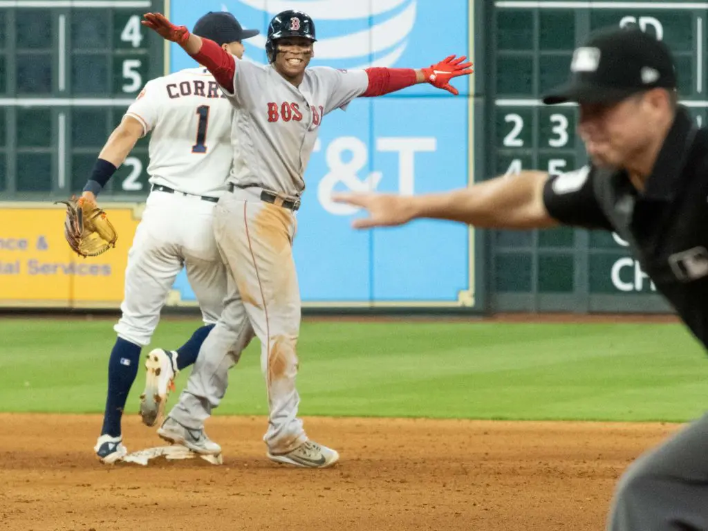 Rafael Devers is one of the best young players in baseball. He'll see a lot of the Astros. (Photo by F. Carter Smith)